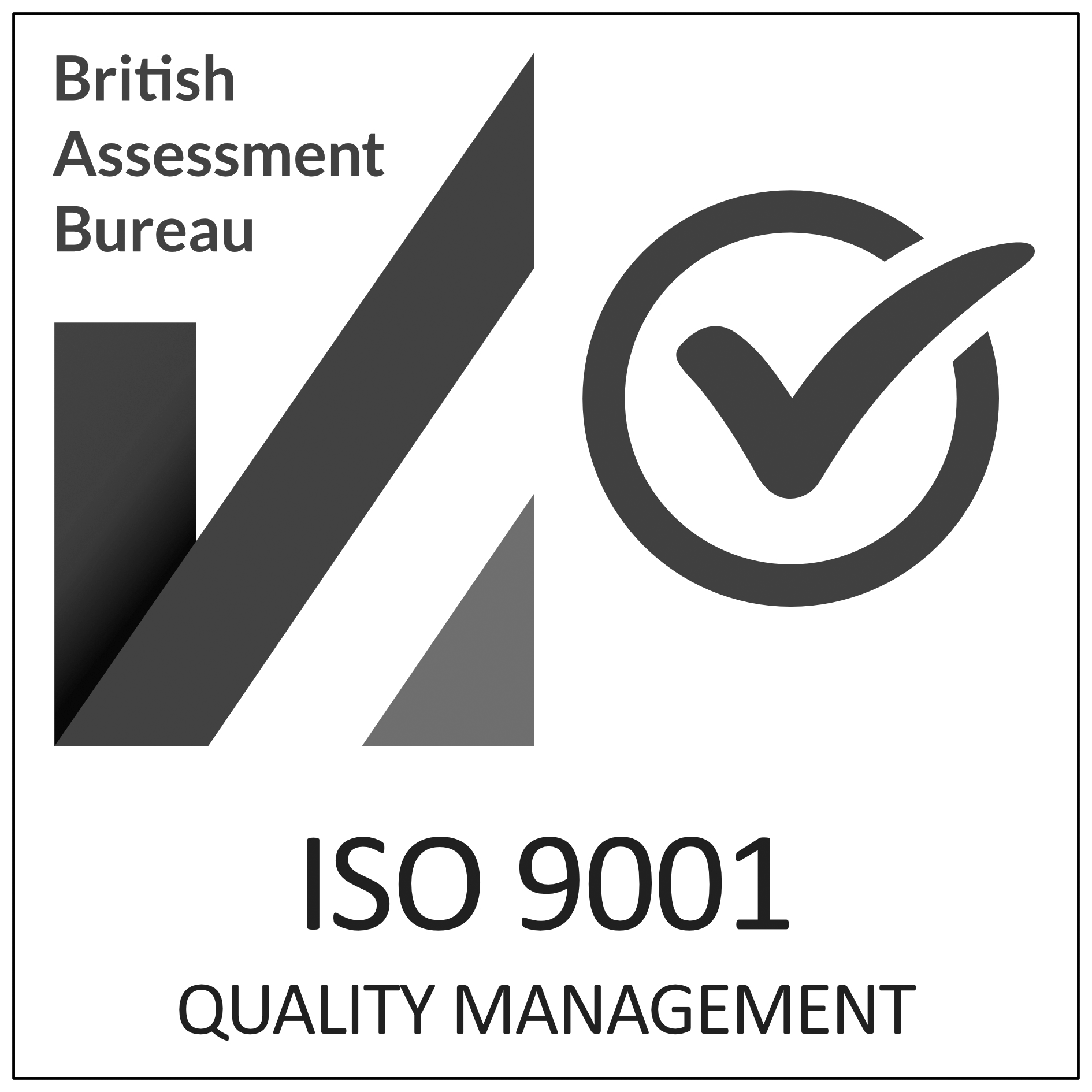 ISO 9001 certificate